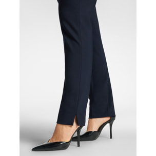Elena Mirò - Pantalones en punto Milano - Azul