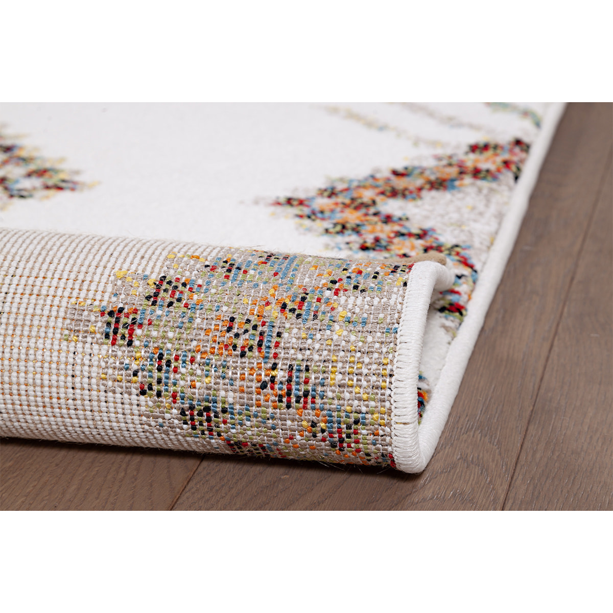 Tapis rectangulaire à motifs berbères multicolores 160 x 230 cm SPELL
