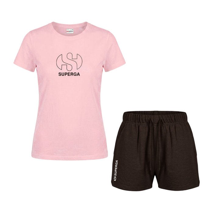 Completo Donna SUPERGA Cotone Jersey Manica Corta