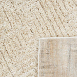 Tapis salon et chambre tissé motif géométrique MEBA