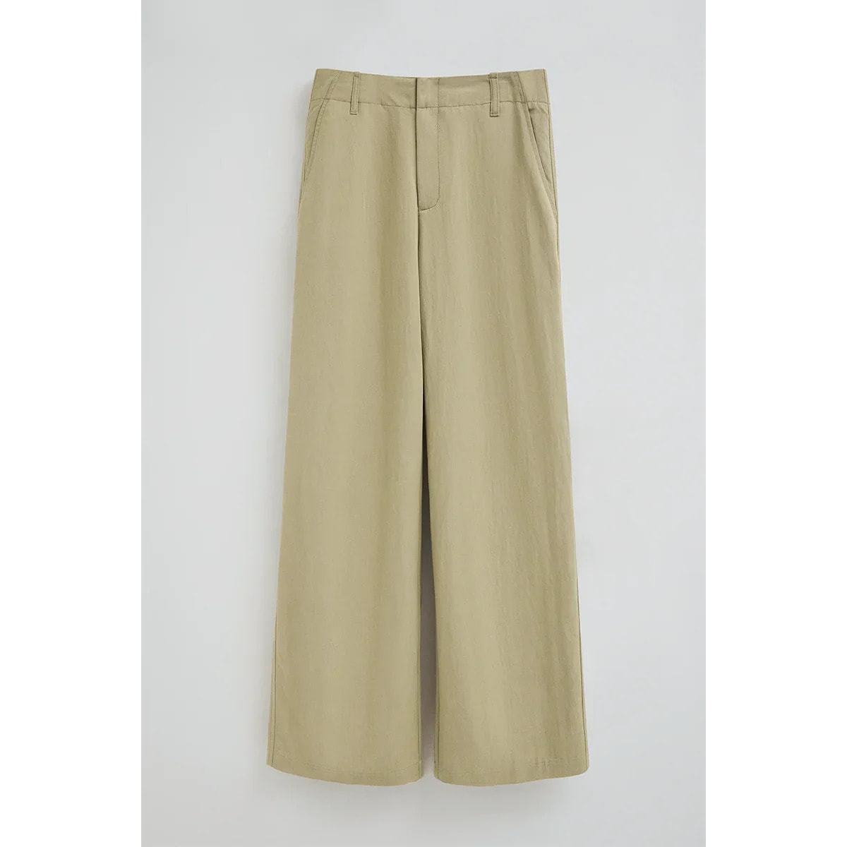 Pantaloni grigio pietra dal fit dritto con logo Polo Club