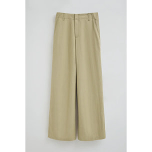 Pantaloni grigio pietra dal fit dritto con logo Polo Club