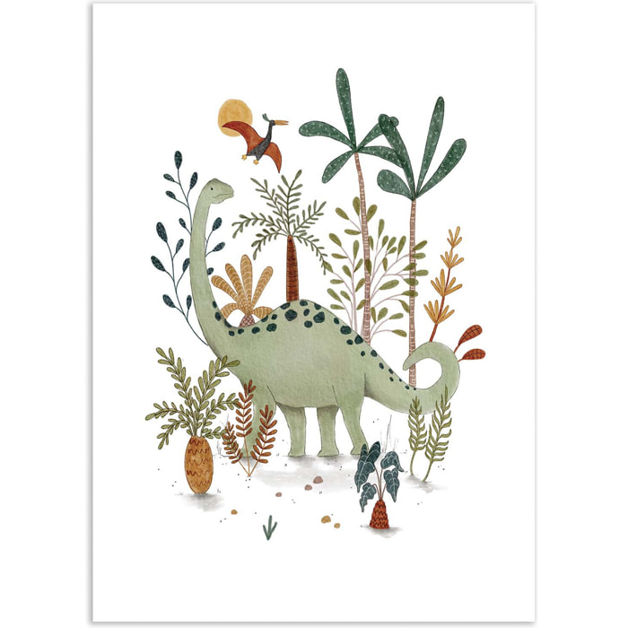 Affiche - Brachiosaurus - Urchin Bay