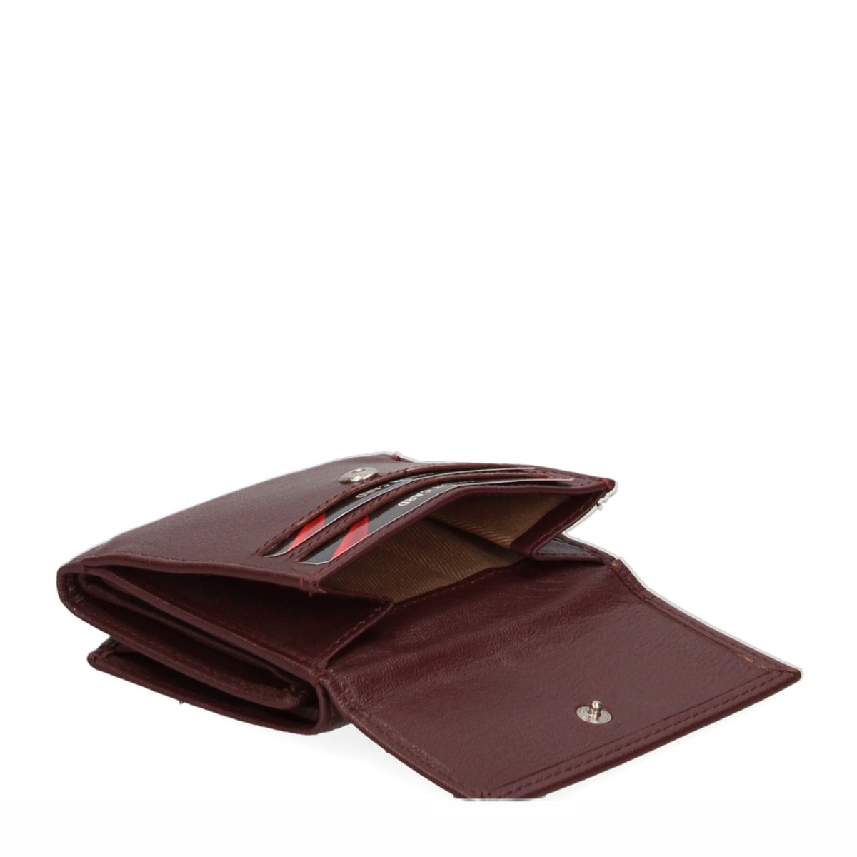 Portafoglio uomo in vera pelle - Modello False - Casual - 8.0 x 10.0 x 3.0 cm