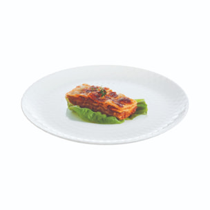 Assiette plate blanche 25 cm Pampille - Luminarc