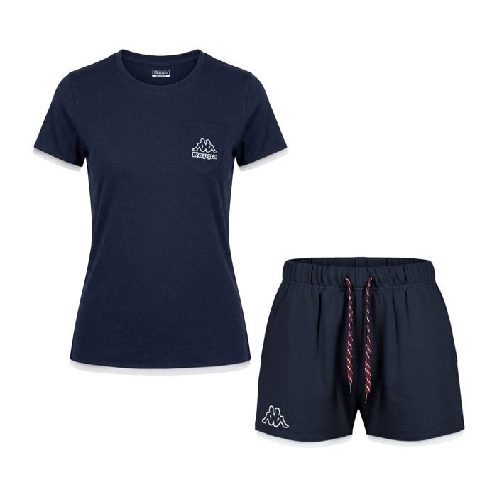 Completo Corto Donna KAPPA Cotone Jersey