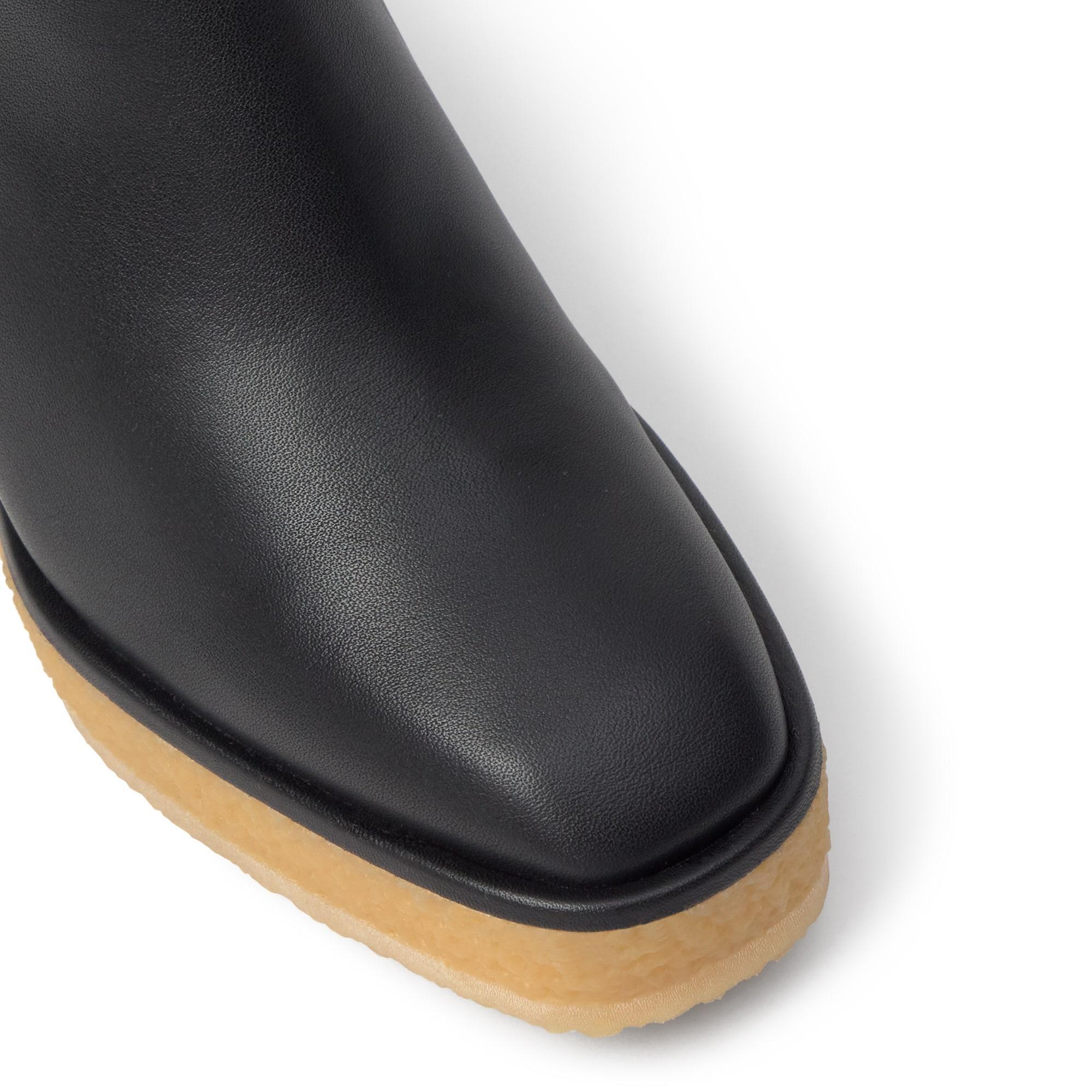 Botín de cuña Bambola en napa con cierre elástico