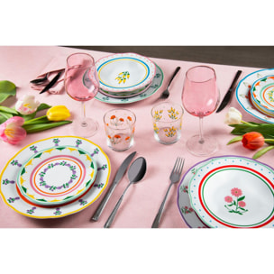 Set 6 Calici Excelsa – Color Wine, Vetro Rosa 50 cl