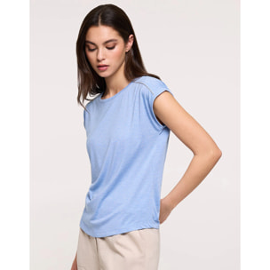 Camiseta Manga Corta Azul Celeste - Shimero 26