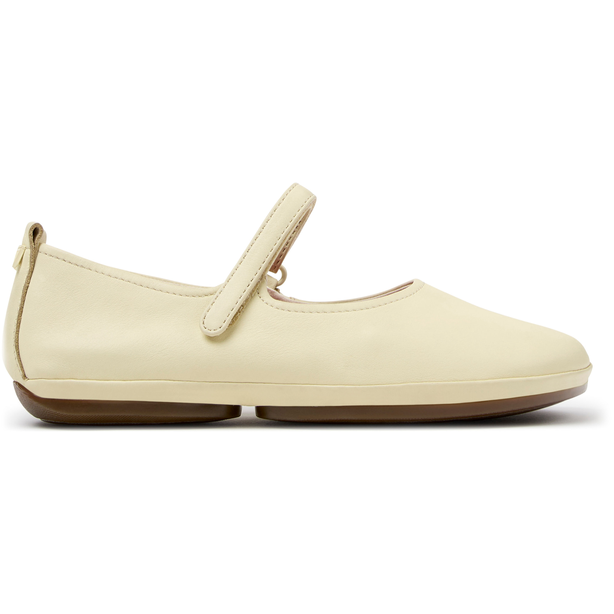 Bailarinas - CAMPER Right Nina - Beige - Piel lisa