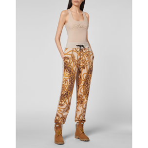 PHILIPP PLEIN Jogging Trousers knit & fleece Jacquard New Baroque