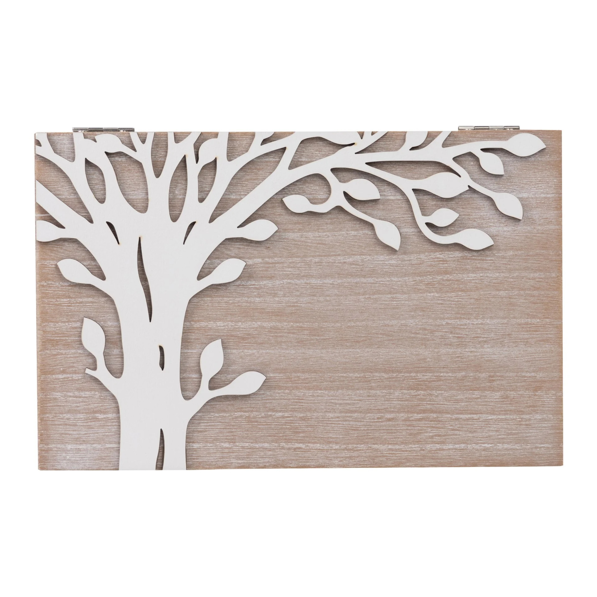 Caja Arbol Natural Blanco 25x16x12 Cm