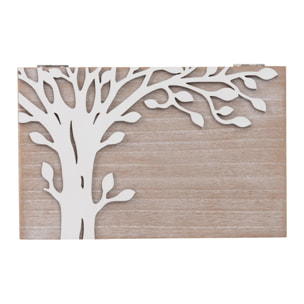 Caja Arbol Natural Blanco 25x16x12 Cm