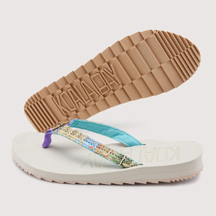 Chancla Cuña Beige - Corona