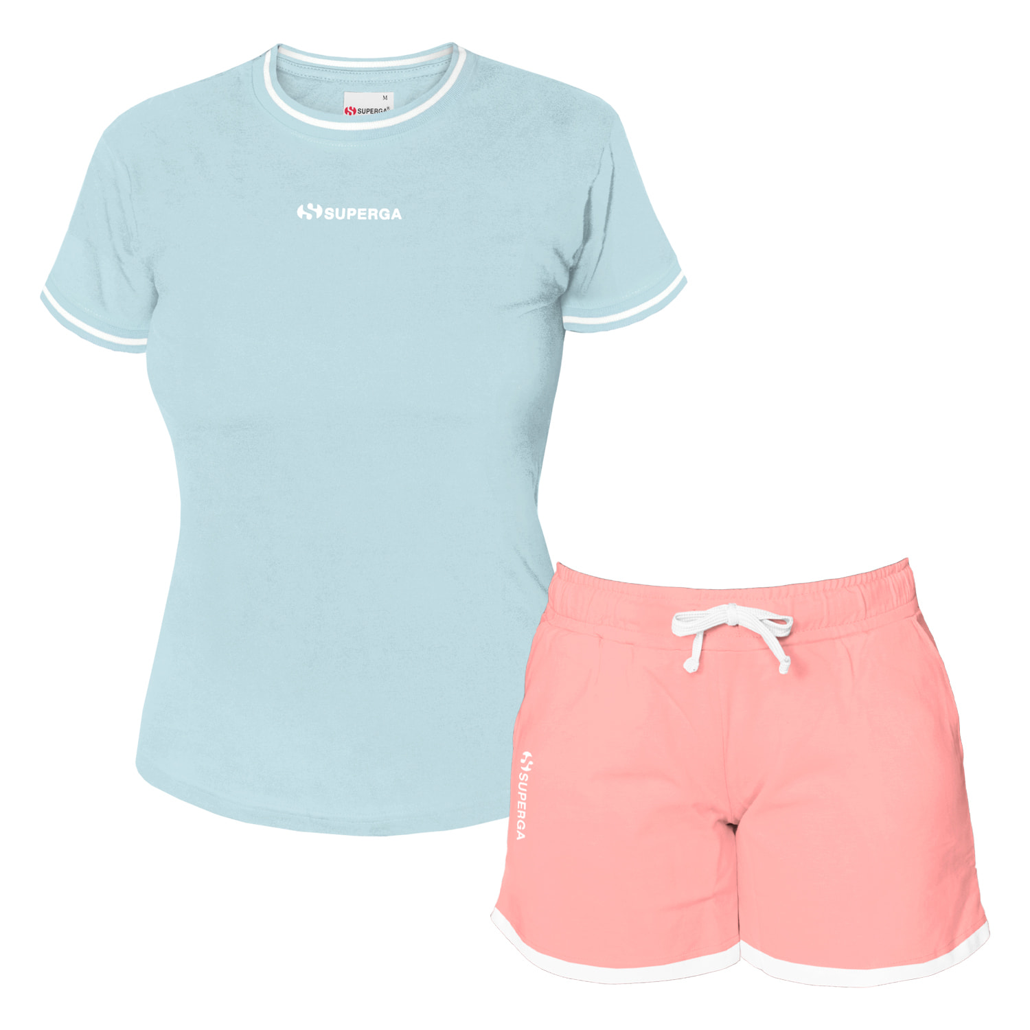 Completo Donna SUPERGA Cotone Jersey Manica Corta