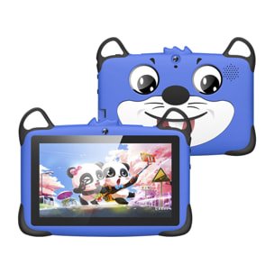 DAM Tablet Infantil K717 WiFi. SO Android 7. Pantalla 7'' 1024x600px. MTK Quad Core 1GB RAM + 8GB. Doble cámara. 19,9x1,8x15 Cm. Color: Azul