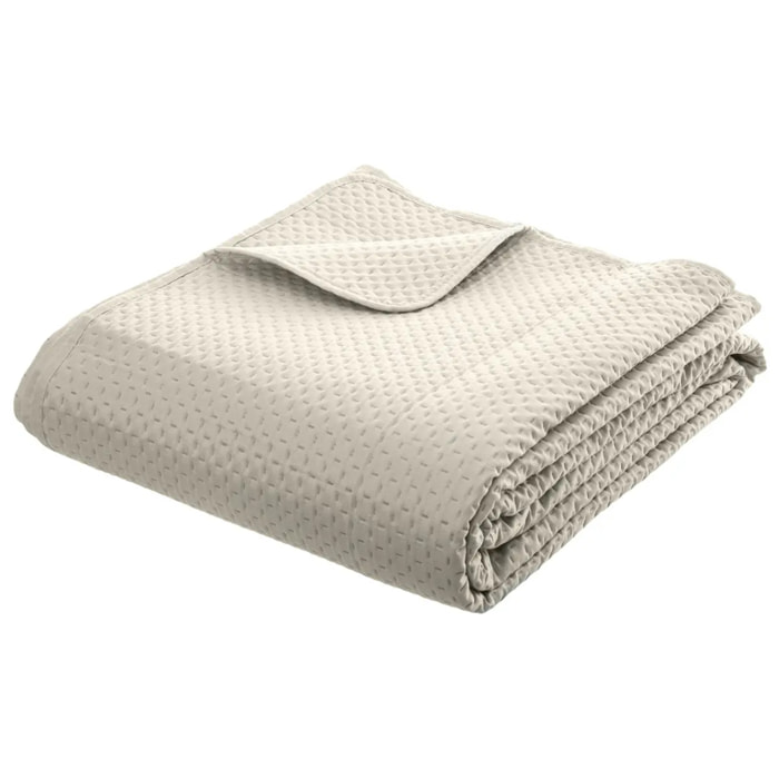 Dessus de lit Dolce beige lin 260x240cm
