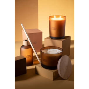 J-Line bougie parfumée Accords Essentiels - Ambre Intime - ocre - 52H