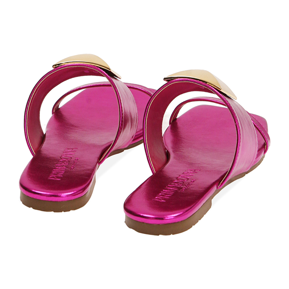 Chanclas laminadas fucsia