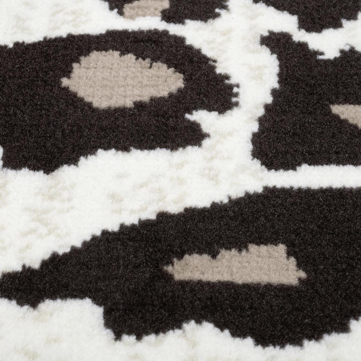 Tapis couloir fauve Beige et marron motif animalier