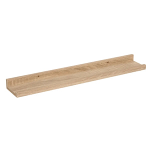 Étagère murale 58cm "Fixy" effet chêne naturel