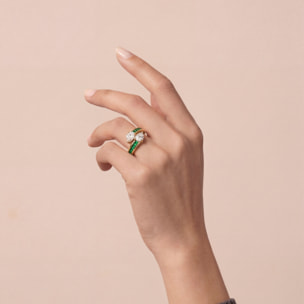 Anillo Darbia acabado oro amarillo 18k