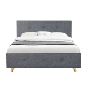 Lit coffre double scandinave lulea