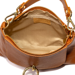 Arvier borsa a mano a tracolla in vera pelle dollaro