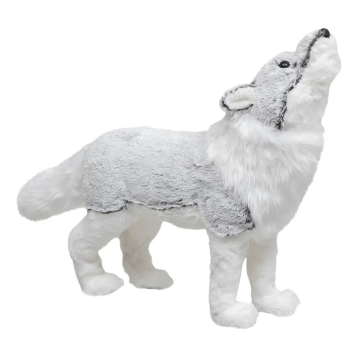 Polyfoam loup blanc 60x45cm