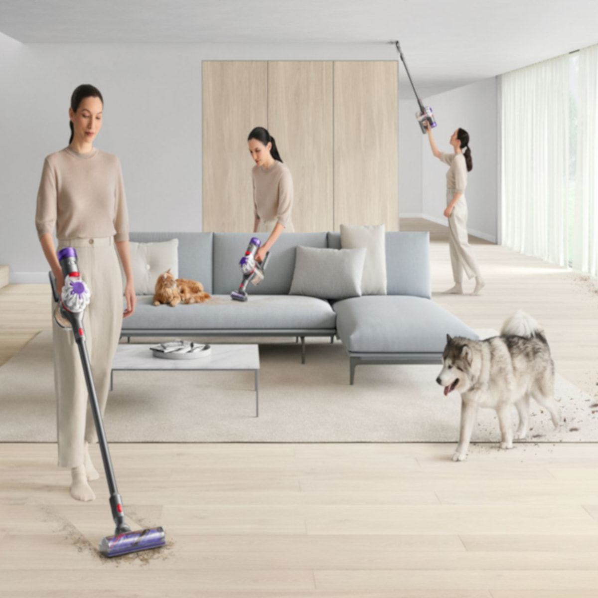 Aspirateur sans-fil Dyson V8™ Total Clean Noir