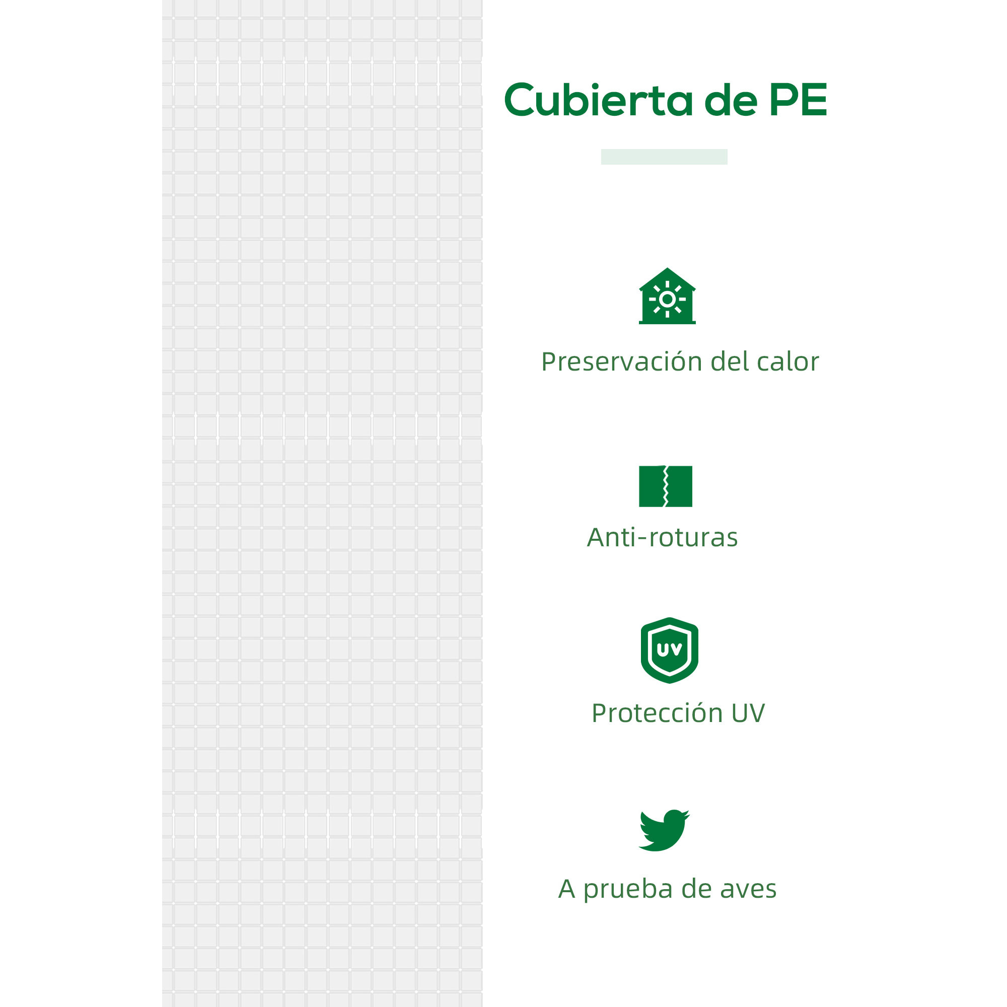 Invernadero de Terraza 120x60x60 cm Caseta de Jardín Acero con 2 Ventanas Enrollables Vivero Casero para Cultivo de Plantas Verduras Flores Translúcido