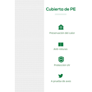 Invernadero de Terraza 120x60x60 cm Caseta de Jardín Acero con 2 Ventanas Enrollables Vivero Casero para Cultivo de Plantas Verduras Flores Translúcido
