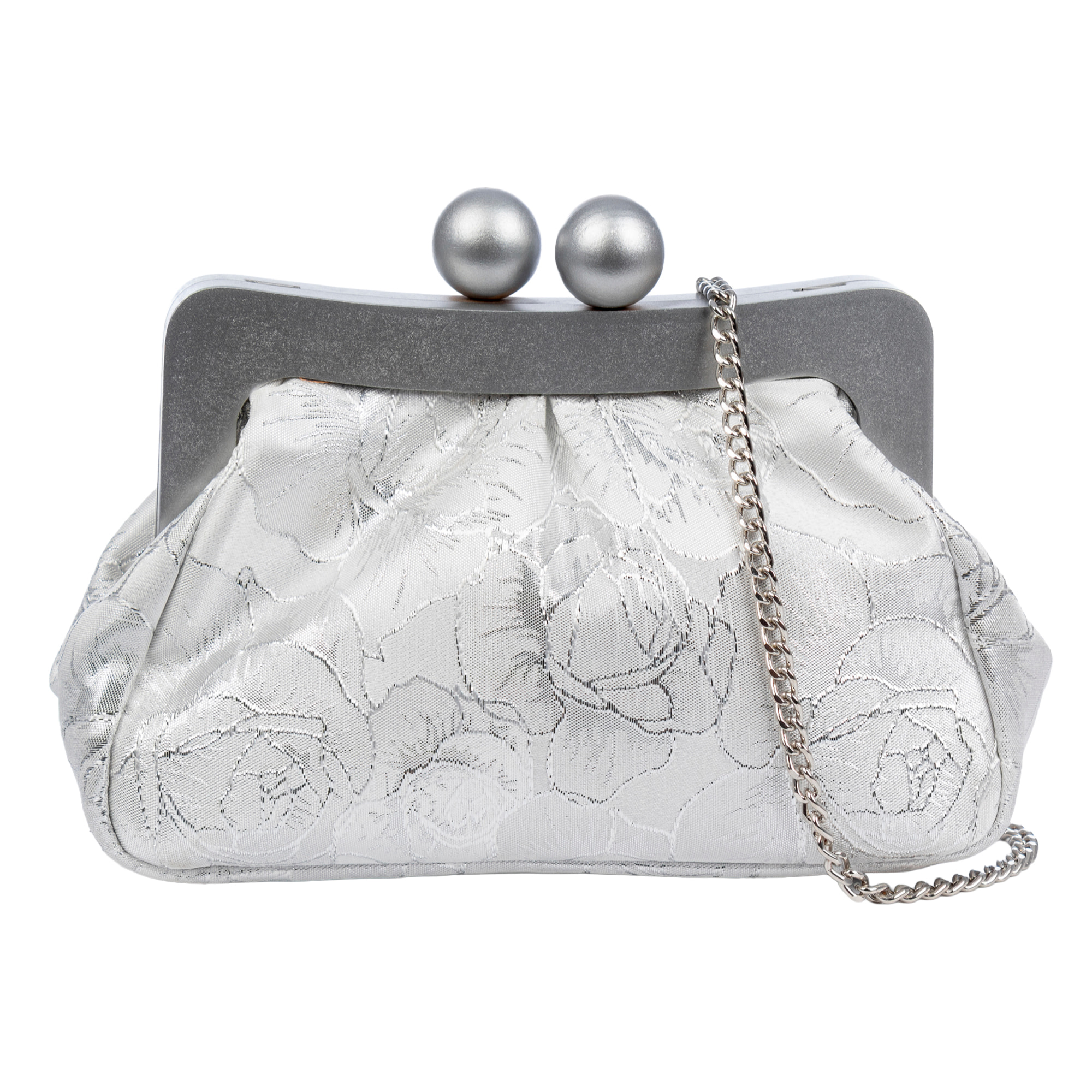 Bormida Bolso bandolera Mujer. Fabricado en madera y tela con diseños florales.