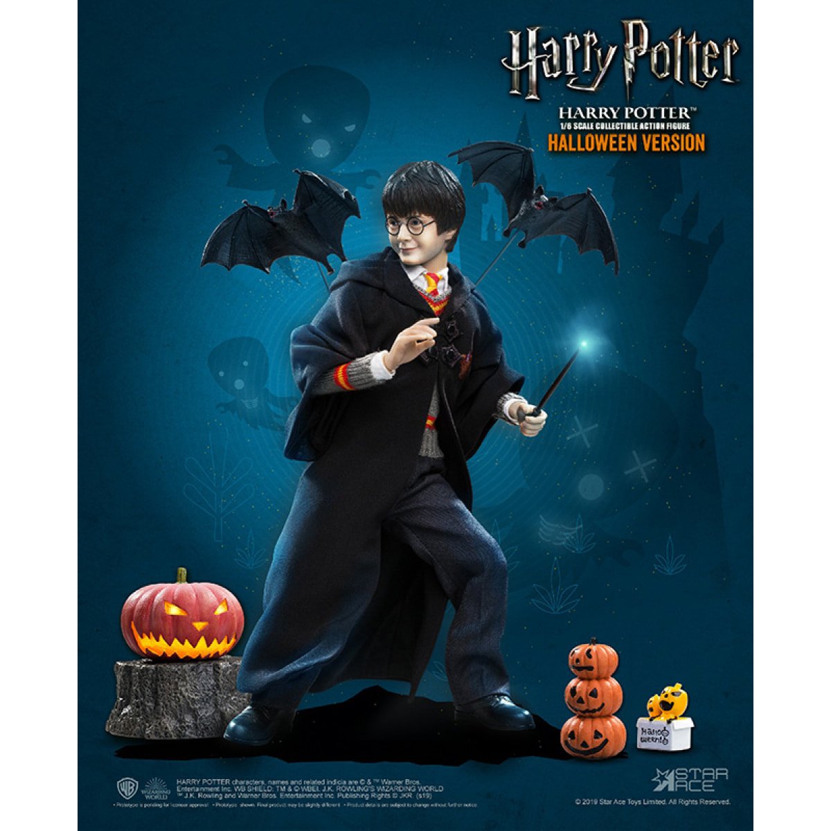 STAR ACE HARRY POTTER HARRY HALLOWEEN 12INCH AF ACTION FIGURE