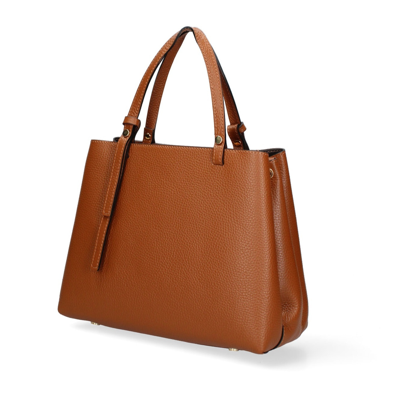 Borsa a mano da donna Made in Italy - Modello Novara Ultra - 100% pelle - 28.0 x 21.0 x 12.0 cm