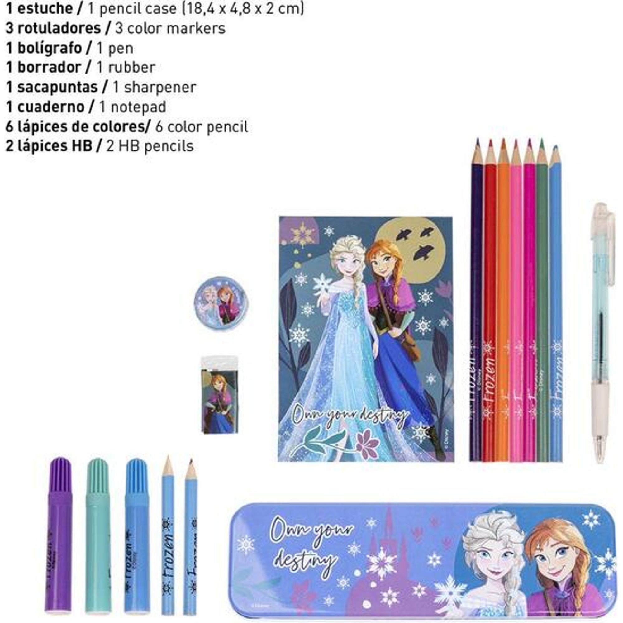 Set Papelería Coloreable Frozen