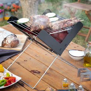 Mini Barbacoa Plegable Portátil para Carbón Foldecue InnovaGoods