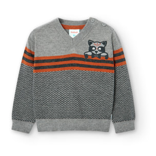 Jersey tricotosa de bebé niño -BCI