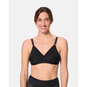 Sujetador sin aros cruzado mágico