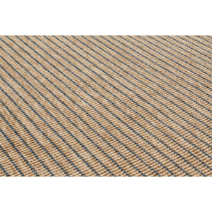 Tapis effet toille de jute