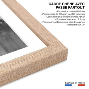 Affiche bonbons arlequins et roudoudous Affiche sous cadre bois