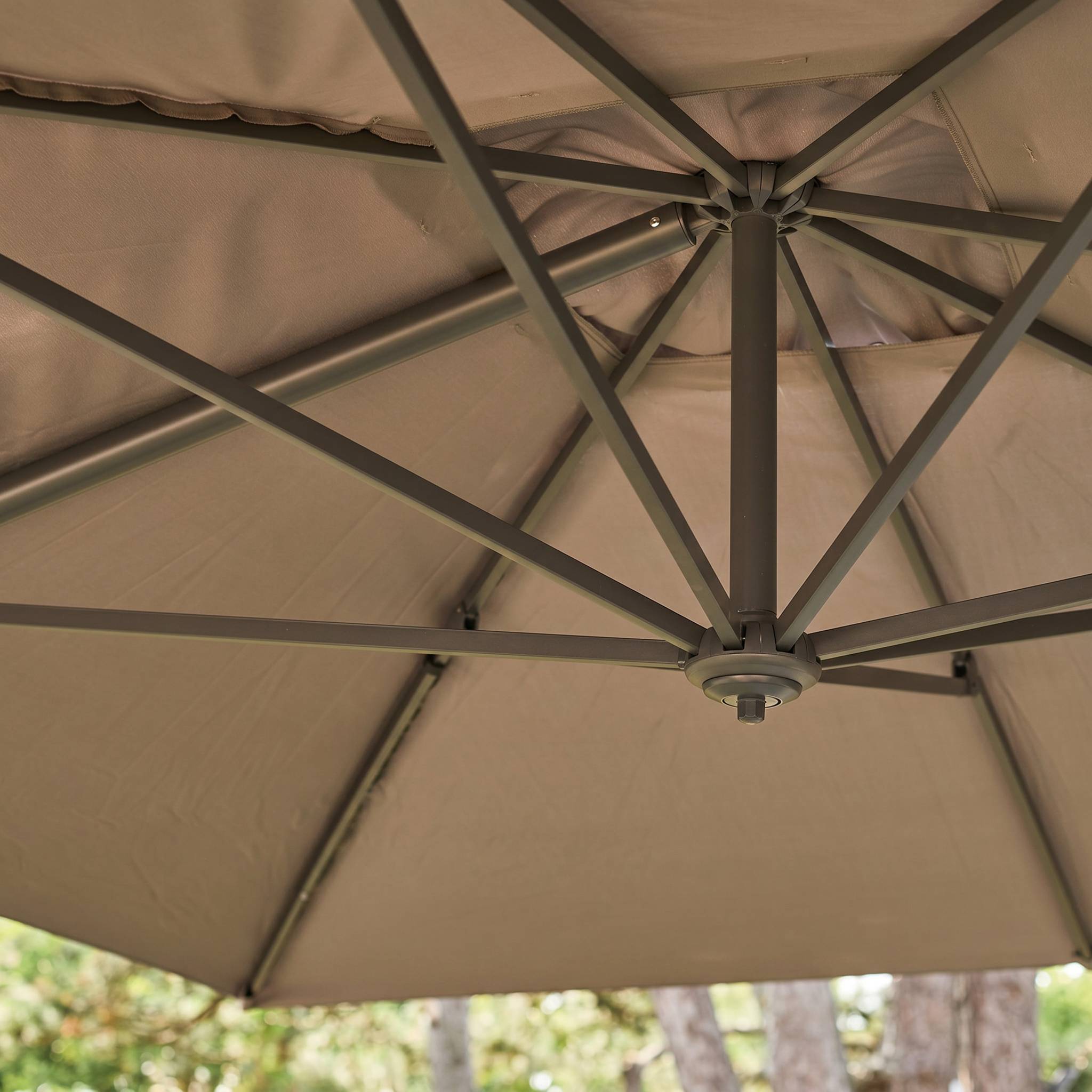 Parasol déporté rectangulaire 3x4m ANTIBES