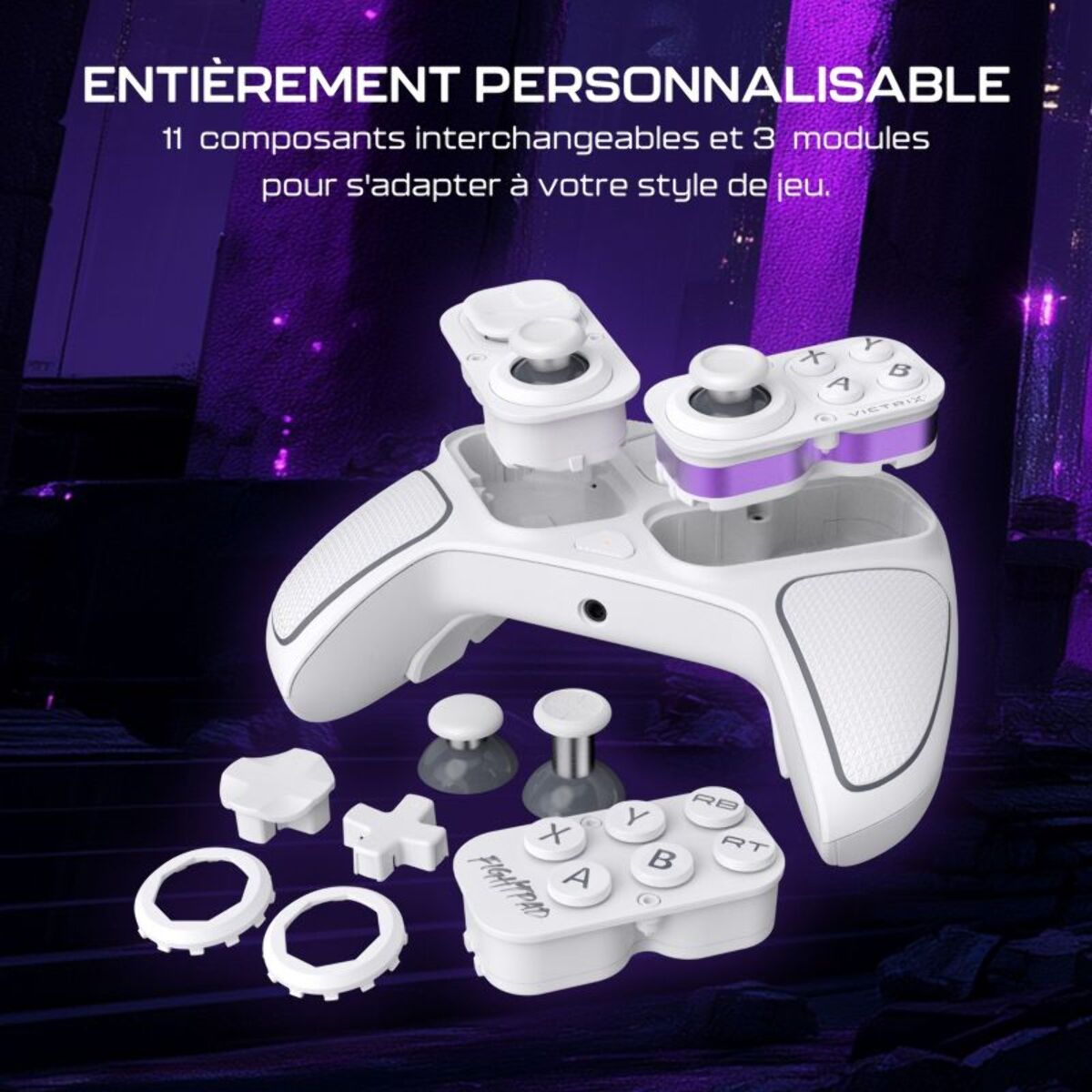Manette TURTLE BEACH Victrix Pro BFG Reloaded Blanche