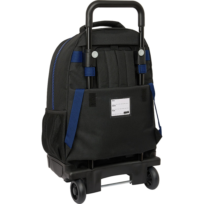 Mochila gde. c/ruedas compact extraible naruto "ninja"