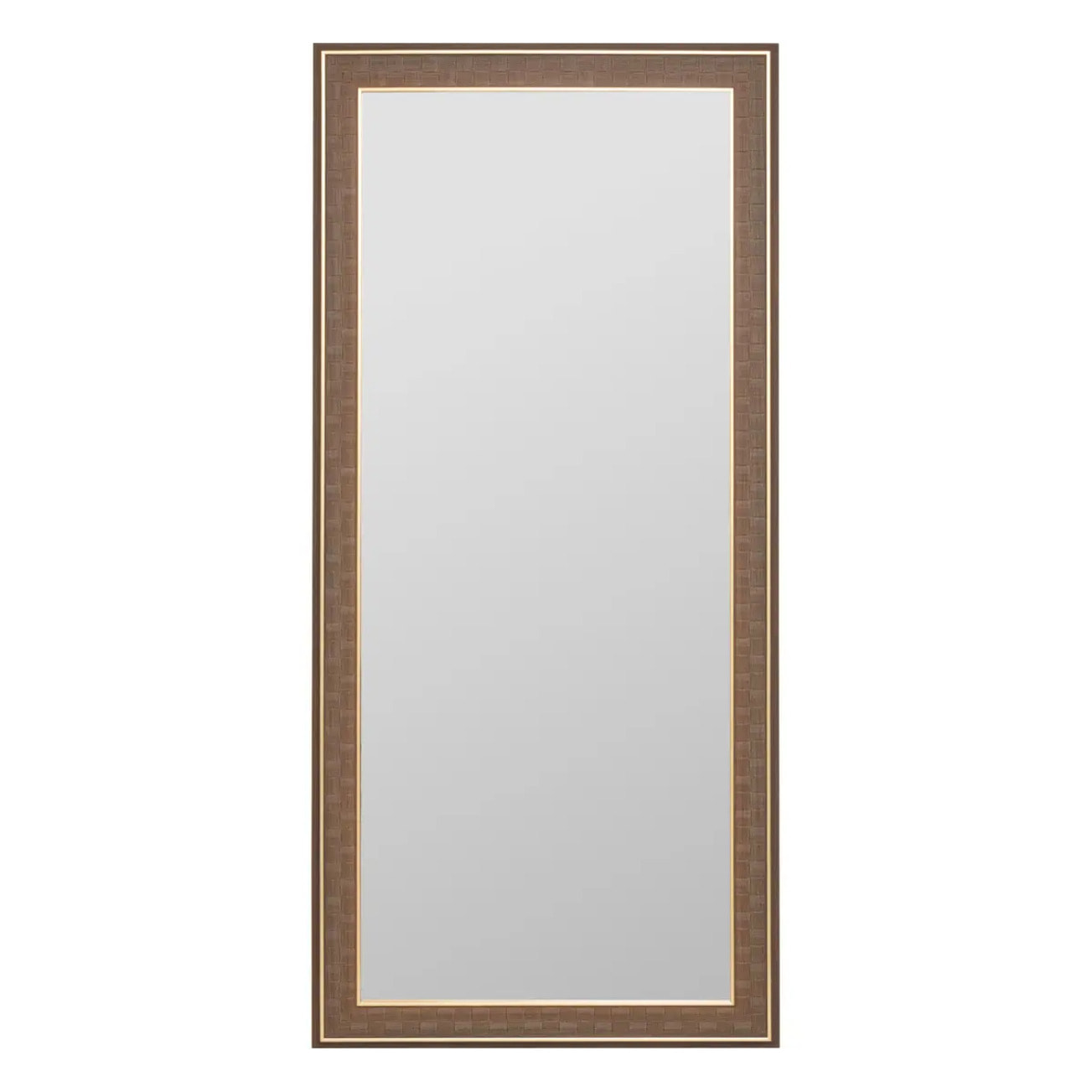 Miroir mural Anke marron 160x74cm