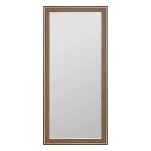 Miroir mural Anke marron 160x74cm
