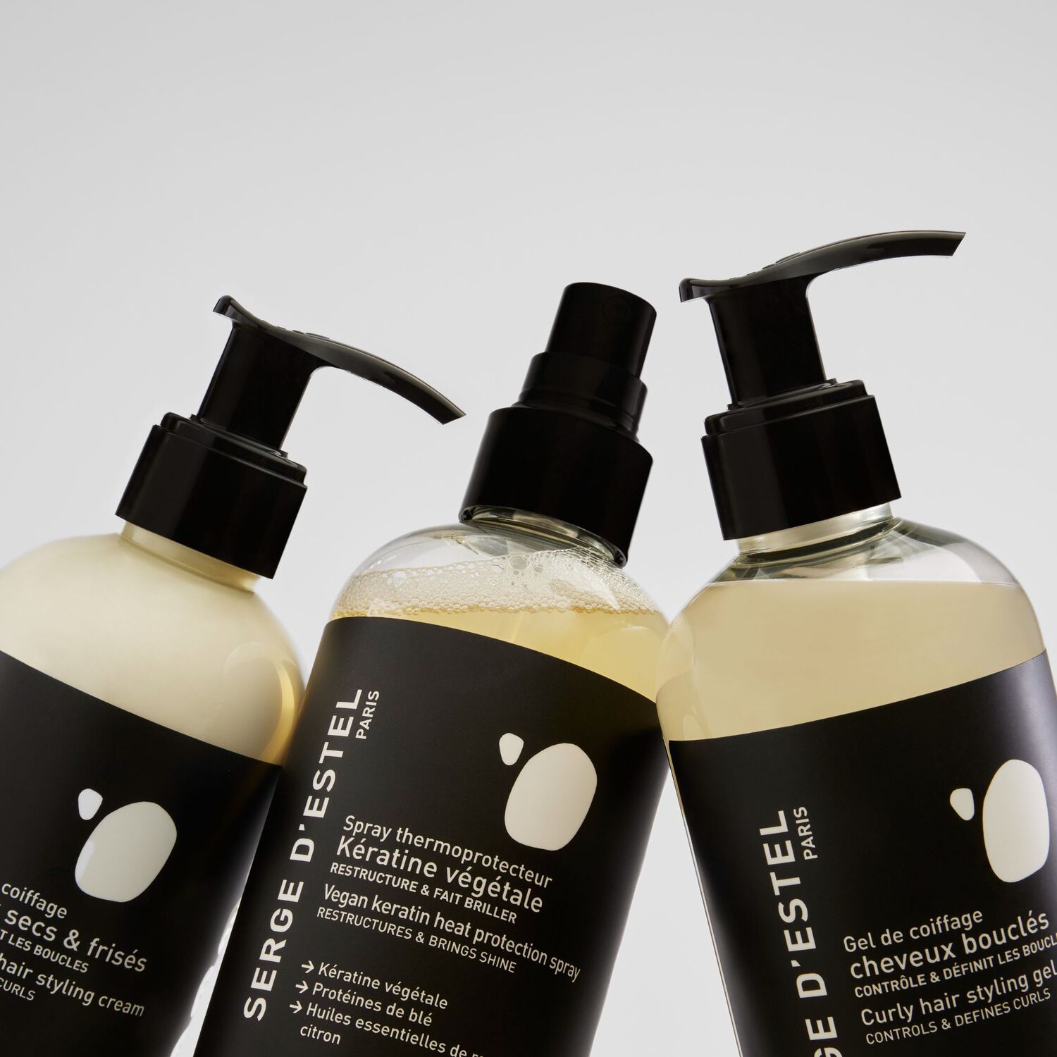 Cheveux Abîmés et Sensibilisés - Spray Thermoprotecteur Restructurant à la Kératine Végétale