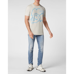 PHILIPP PLEIN T-Shirt Round Neck SKULL
