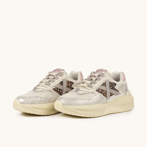 Zapatilla de Diseño Futurista en Tonos Lavanda y Arena MUNICH NEXA WMN 21