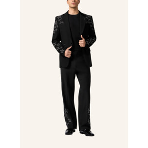 PHILIPP PLEIN Loose Fit Trousers Stars Studs